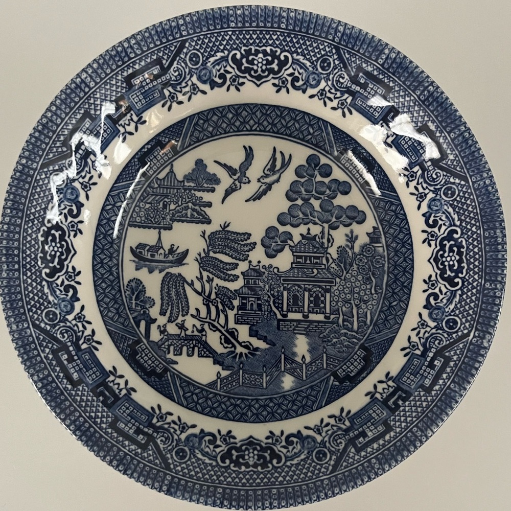 Vintage Royal Wessex blue and white bowl